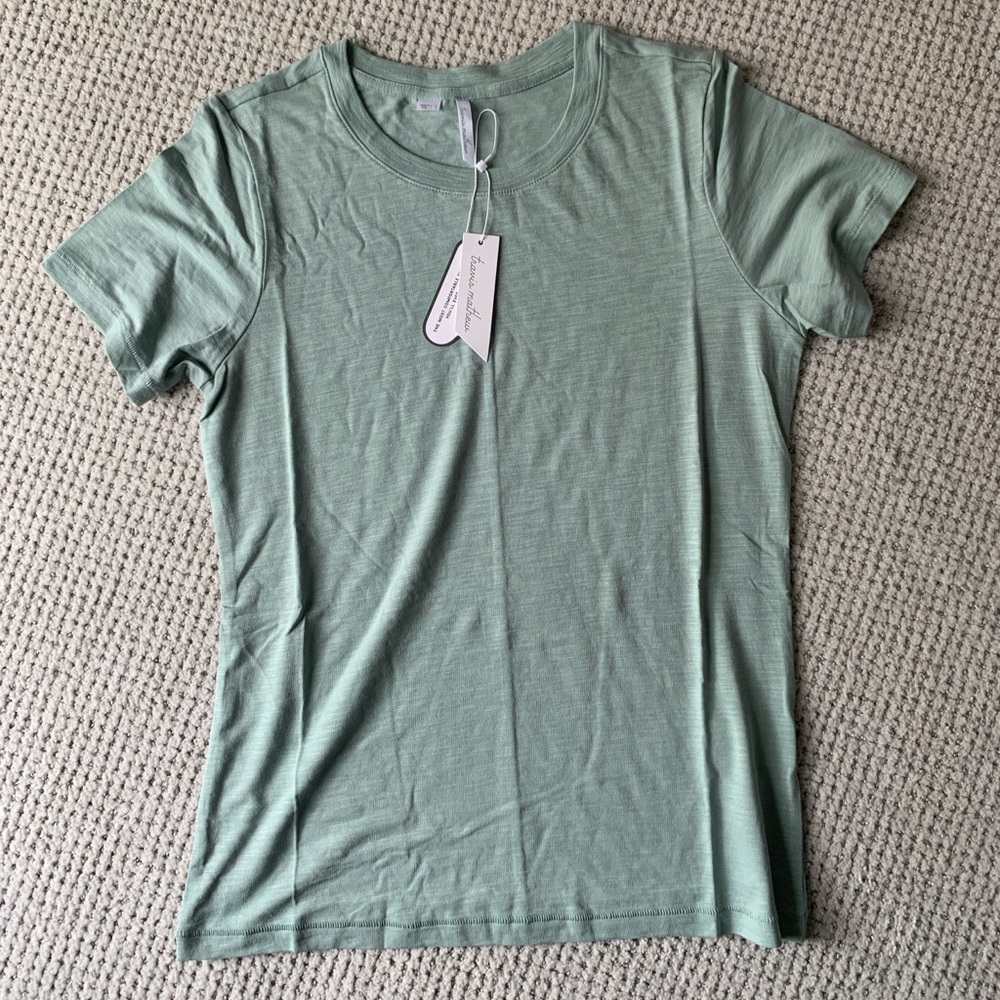 Travis Mathew Sage Green Women's Short Sleeve Tee